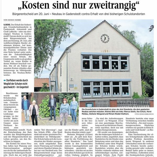PAZ Artikel vom 29.05.21