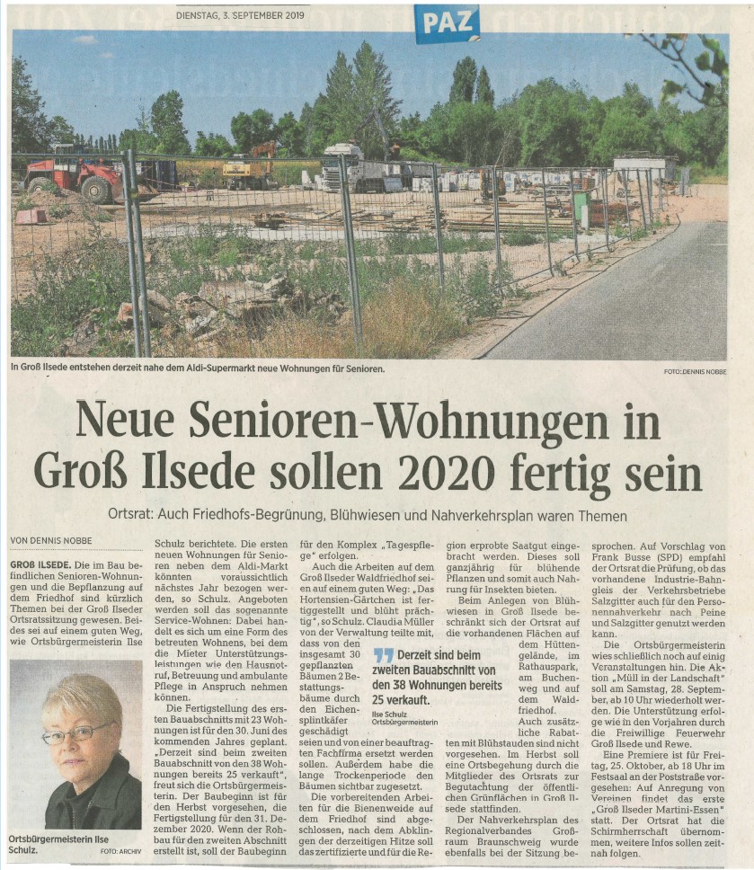 seniorenwohnungen in ilsede